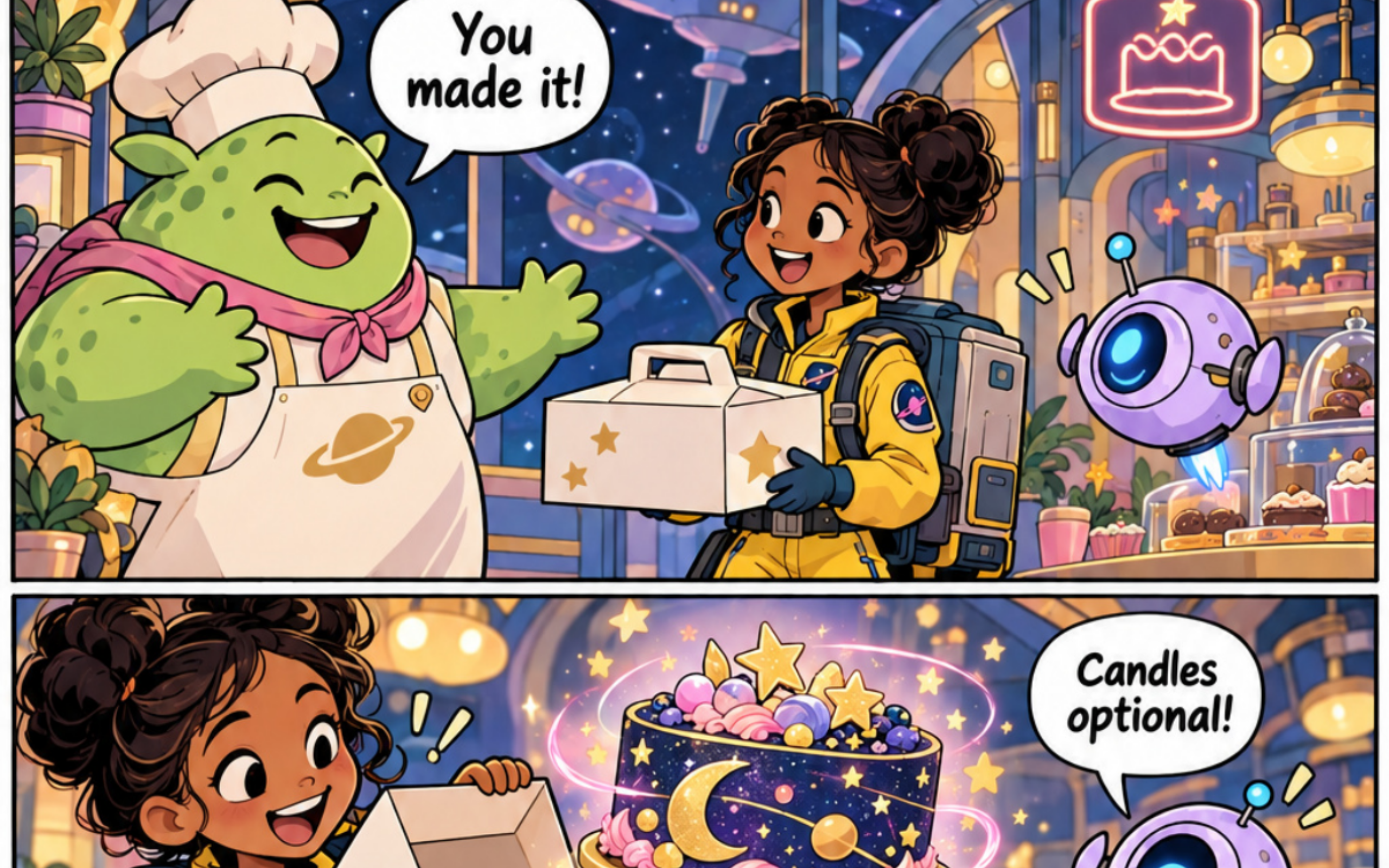 Comic page displayed in the Zendz Comics reader